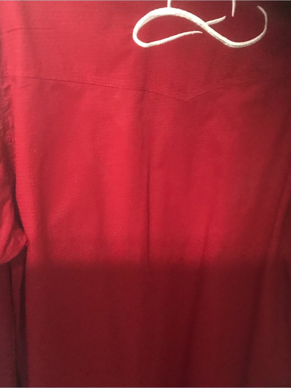 Resistol Men’s Casual Button-Down Shirt in Red - Picture 6 of 6